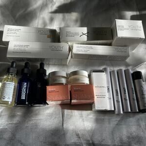 Lot of Shaklee pomifera modere moisturizers, lip balms, sunscreen, cleansers
